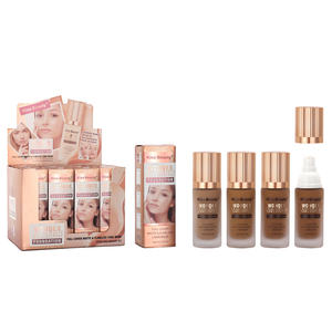 Base de Maquillaje Mate de Cobertura Total Kiss Beauty de 50 ml, Resistente al Agua, Venta al por Mayor, Logotipo Personalizado, Marca Privada, Base de Maquillaje para Piel de Mujer Negra - Product Image 2