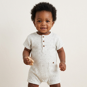 Fabricant de Combinaisons pour Bébés Biologiques, Vêtements pour Bébés Écologiques, Service OEM, Combinaisons pour Bébés, Fournisseur Direct d'Usine - Product Image 1