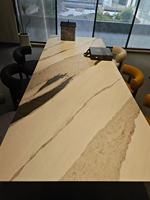 Panneau en PVC revêtu de UV Diwo, feuille de marbre pour toiture et panneaux muraux intérieurs, intérieur mural