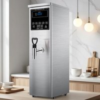 Distributeur d'eau chaude électrique en acier inoxydable à remplissage automatique pour comptoir, idéal pour les salons de thé et les hôtels (usage commercial)