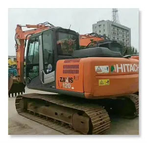12ton HITACHI ZX120 Used excavators good quality zx120 pc120 cat312 sk120 Crawler excavator Shanghai for sale