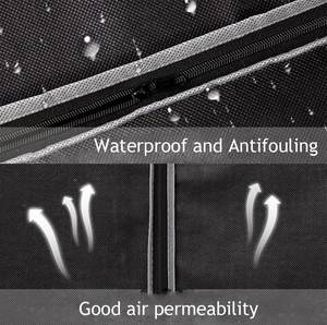 गैर बुना व्यक्तिगत ज़िप ताला परिधान बैग, foldable परिधान यात्रा सूट कवर बैग जेब के साथ, कपड़ा परिधान बैग थोक - Product Image 5