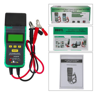 เครื่องทดสอบแบตเตอรี่รถยนต์ DUOYI DY2015C 12V 24V แบบดิจิตอล สำหรับแบตเตอรี่ตะกั่ว-กรด พร้อมเครื่องมือวิเคราะห์ยานยนต์ 100-1700 SOH  พร้อมเครื่องพิมพ์ในตัว พกพาสะดวก - Product Image 6