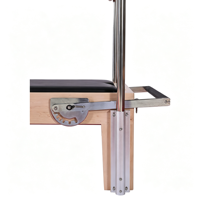 Reformer Pilates Full Tower en Bois d'Érable avec Système Trapèze Complet et Ressorts de Résistance Multiples, Équipement de Fitness pour Studio de Pilates et Salle de Sport