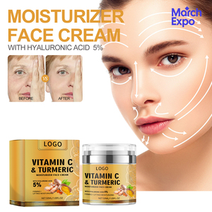 Crema Viso alla Curcuma, Collagene e Niacinamide, Rimuove Rughe Sottili e Macchie Scure, Rassoda e Schiarisce, Idrata, Illumina e Ripara la Pelle - Product Image 2
