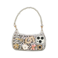Étui de téléphone de sac à main Design de luxe pour iphone femmes Bling couverture de téléphone de mode 15 Pro Max étuis à paillettes de diamant 13pro