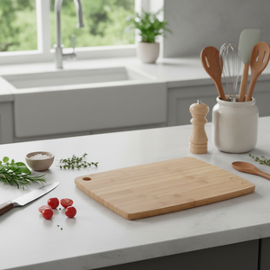 Scatola di 20 taglieri di bambù 38cm utensili - Product Image 3