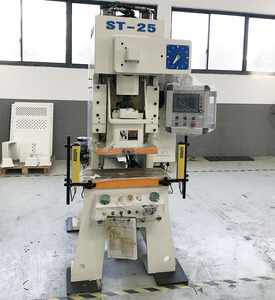 <span class=keywords><strong>Machine</strong></span> <span class=keywords><strong>de</strong></span> poinçonnage automatique électrique-pneumatique 25 tonnes pour œillets <span class=keywords><strong>de</strong></span> rideaux à coins arrondis et rondelles perforées pour la quincaillerie textile domestique - Product Image 2