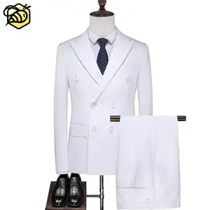 Veste de casamento masculino, vestimenta de casamento formal, casamento para homens, jaqueta branca, conjunto de trajes de casamento 2022
