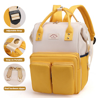 Sac à dos à langer 3 en 1 pour maman hospitalière avec logo personnalisé noir pour nouveau-né réutilisable USB sac à dos pour maman et bébé