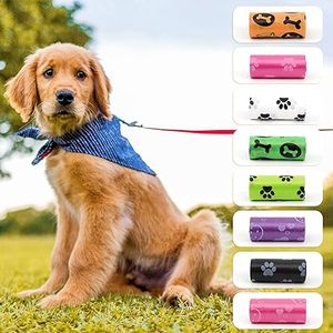 Rouleaux de sacs à déjections canines Huamaohengchun, résistants aux déchirures, pour le nettoyage des excréments de chien, les promenades et les voyages avec les chiots - Product Image 6