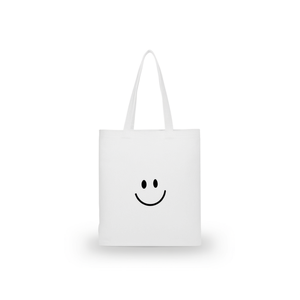 Minimalist Style Tote Bag White Canvas Simple Design Women's Everyday Use - Product Image 2
