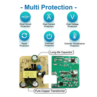 Adaptateur d'alimentation LED le plus vendu FCC CE CB AC DC 3V 5V 9V 12V 15V 20V 24V 0.1A 0.5A 1A 2A 2.5A en matériau PC, adaptateur secteur