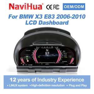NaviHua - Nuevo Panel de Instrumentos Digital para Automóvil, Velocímetro con Sistema Linux, Pantalla LCD para Automóvil con Carplay para BMW X3 E83 2006-2010 - Product Image 2