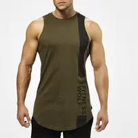 Männer anpassen Workout Stringer Bodybuilding Fitness Gym Tank Top