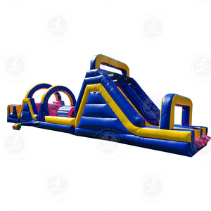 Inflables de calidad con garantía comercial, túnel de obstáculos inflable para exteriores, tobogán de Castillo, carrera de obstáculos inflable para niños y adultos - Product Image 4