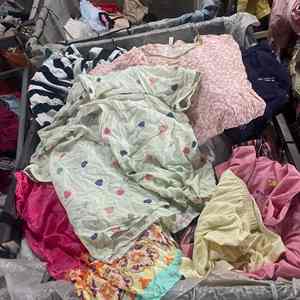 Pijamas de segunda mano para adultos, ropa de dormir de algodón para niños, pijamas usados en fardos de 80 kg - Product Image 6