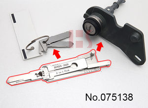 Lishi 2 <span class=keywords><strong>en</strong></span> 1 lector de llaves de coche decodificador suministros de cerrajero H <span class=keywords><strong>onda</strong></span> 2020 herramientas de selección - Product Image 6