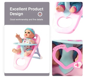 Réel reborn poupée 14 pouces pleine corps silicone vinyle bébé poupée jouet de jeu doux <span class=keywords><strong>pour</strong></span> les enfants - Product Image 4