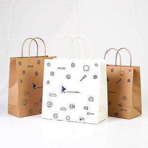 Wholesale Small Mini Paper Gift Bags With Handles for <b>Wedding</b> Party Favor Packaging Customizable - Product Image 5