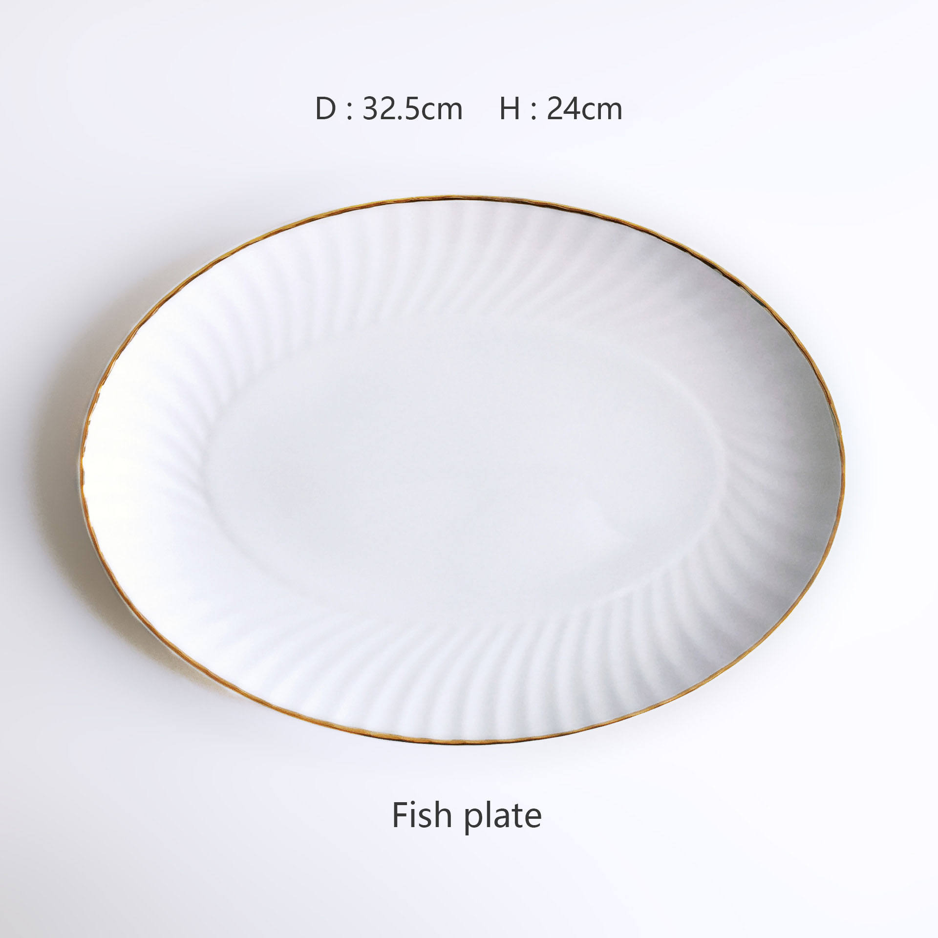 13 inch fish plate