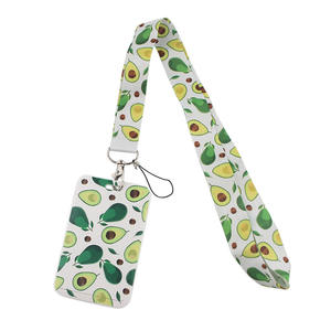 11 Stile Anime Frische Früchte Wassermelone Pfirsich Kirsche Cartoon Polyester Schlüsselband Ausweishalter Handyband Schlüsselanhänger Großhandel - Product Image 2