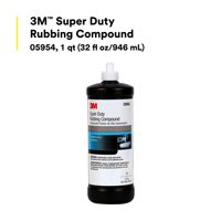 3M composé de frottement Super résistant 05954, formule liquide taux de coupe élevé 1 qt 32 floz/946 mL composé de polissage pour voiture