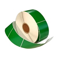 Rollo de Etiquetas Adhesivas Rectangulares de Vinilo para Codificación por Colores, Etiquetas de Codificación Coloridas para Oficina