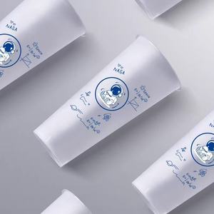 Tasse en plastique PP jetable givré Custom90-700ml pour boissons, thé au lait, café, boissons froides - Product Image 3