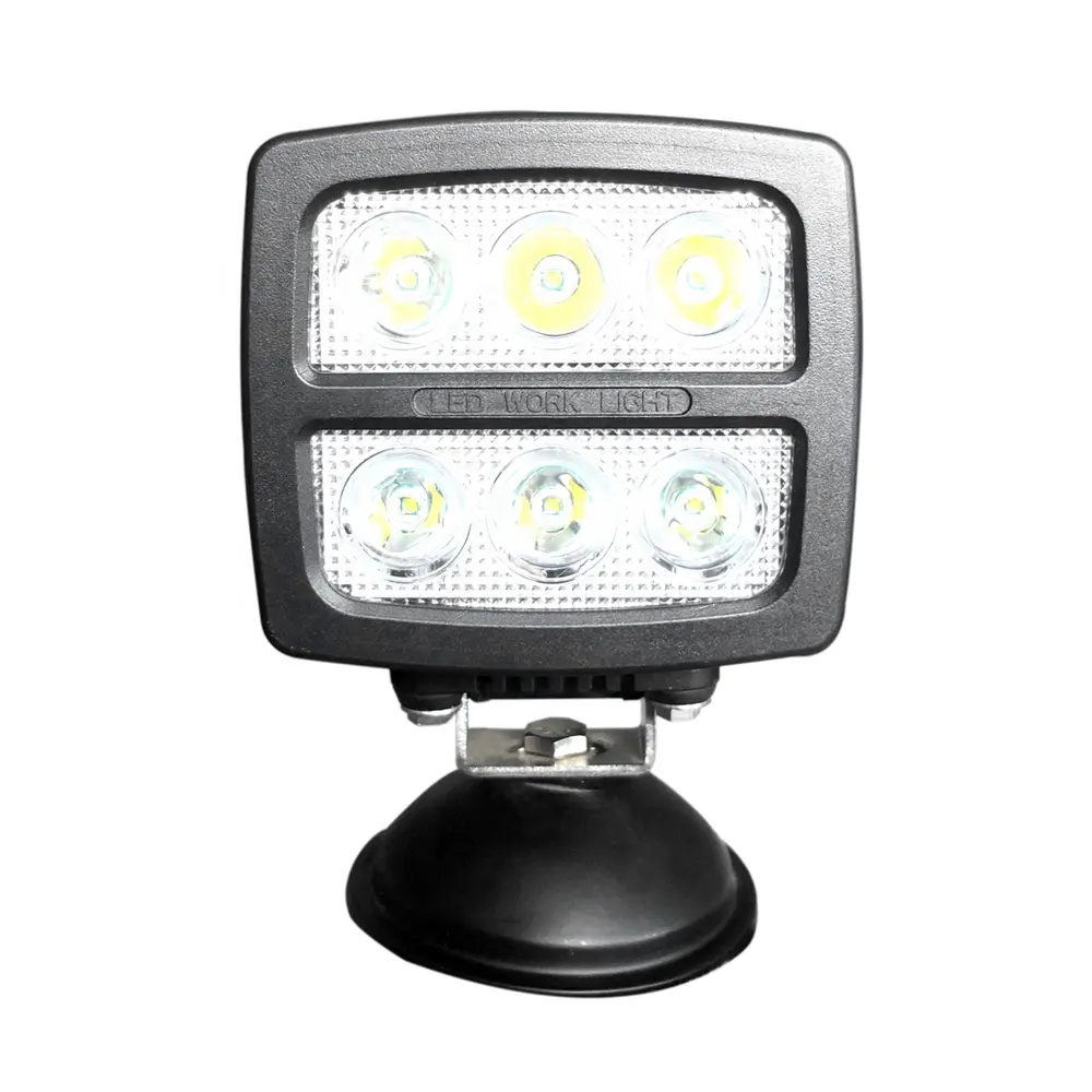 Luz LED de trabajo de 60 vatios, foco negro en el medio, 9-60V CC, 6 uds., 10W, con punto de calidad superior o haz de inundación ST060X
