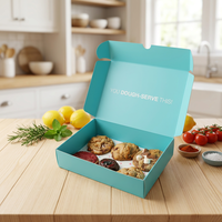 Boîte à biscuits personnalisée en carton alimentaire avec logo imprimé sur mesure, emballage en papier personnalisé