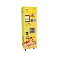 Machine à Popcorn Rapide 2027 Entièrement Automatique Multi-Saveurs pour Popcorn Sphérique, Distributeur Automatique de Snacks à Monnayeur