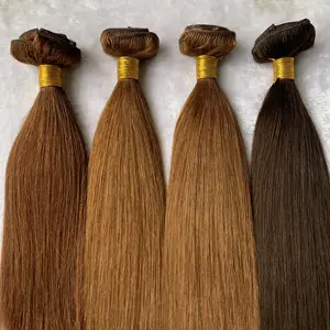 Hot Selling Direct Factory Großhandel Natürliche Farbe Custom ized Double Drawn Thick Ends Remy Clip In Haar verlängerung