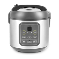 Cuisinière à riz intelligente multifonctionnelle - Capacité de 5 à 10 tasses, en acier inoxydable, avec fonctions de cuisson lente et de cuisson à la vapeur pour la cuisine à domicile