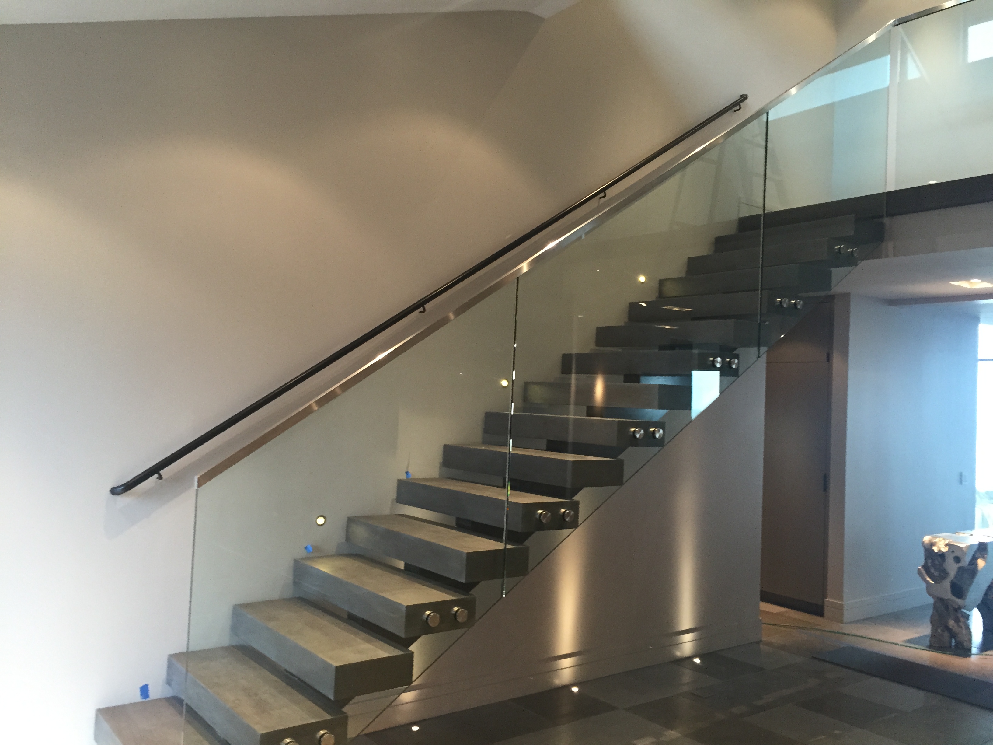 floating staircase treads