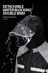 Pantaloni impermeabili pioggia moto Poncho moto giacca da pioggia moto <span class=keywords><strong>Scooter</strong></span> da equitazione <span class=keywords><strong>impermeabile</strong></span> - Product Image 5