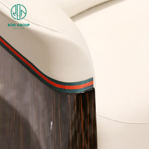 Sofás italianos de tela personalizados, muebles de lujo para sala de estar, esquina seccional en forma de L, conjunto de sofá de cuero genuino, lo último - Product Image 2