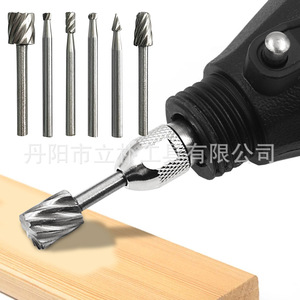 Li Pu 6pc High Speed Steel Rotary File Set 3mm 8mm 6mm For Woodworking DIY Trimming Sanding Power Tool - Product Image 4