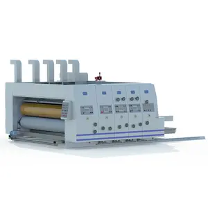 Automatic Ink 4 Color Flexo Printer Slotter Die Cutter Machine Cartonbox Printing Slotting Rotary Die Cutting Machinery