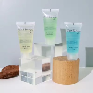 Khách Sạn Mỹ Phẩm Biểu Tượng Tùy Chỉnh Giá Rẻ 20Ml Mini Dầu Gội Điều Hòa Ống Khách Sạn Phòng Tắm Đồ Trong Nhà Tắm - Product Image 1