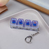 Custom Any Shape Keycap Key Chain Any Uv Printing Keyboard Keychain Wholesale Mechanical Keyboard Switch Fidget Promotional Gift