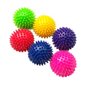 Custom <span class=keywords><strong>Fitness</strong></span> Gym Spike Ball Juguetes y juegos Equilibrio <span class=keywords><strong>Media</strong></span> Bola con función de masaje puntiagudo - Product Image 1