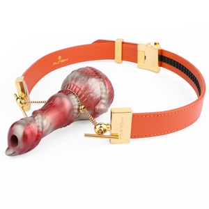 FUNSM-4018 Gag en silicone liquide souple, Jouets de jeu BDSM, Ensembles de gags en cuir, Jouet sexuel de cosplay BDSM pour couple, Prix usine de gros - Product Image 2