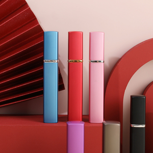 12ml vuông nhôm chai nước hoa chống trượt sọc kết cấu oxy hóa điều trị bơm phun nhựa niêm phong kem đánh răng - Product Image 5