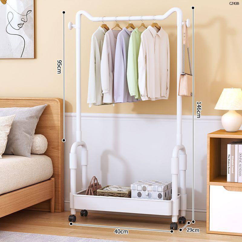 Panier à linge blanc monocouche 40 cm (plastique)