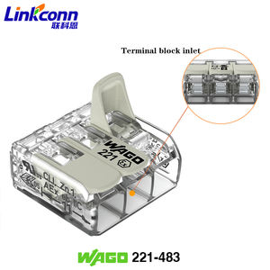 Connecteur Électrique 221 Borniers à Raccordement Rapide 1 Entrée 5 Sorties Connecteurs de Câblage Rapides - Product Image 5