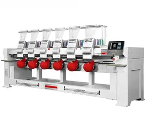 Machine multifonctionnelle facile à utiliser industrielle à grande vitesse informatisée pour la broderie à plusieurs têtes pour le magasin de vêtements