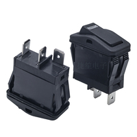 IP67 16(8)A125V/250V X7 série SPST une couleur lumière 3P ON-OFF étanche interrupteur à bascule pour véhicule Bus Machine extérieure