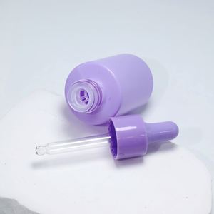 ขวดแก้วหยดสีชมพู ฟ้า และสีเหลืองอำพัน ขนาด 30 มล. สำหรับเซรั่มบำรุงผิวและน้ำมันหอมระเหย มีสินค้าในสต็อก - Product Image 3