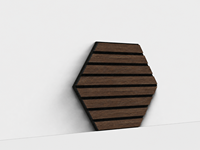 Panneau acoustique décoratif moderne en MDF avec surface rainurée pour projets de chambre à coucher, hôtel, école, bureau, studio, cinéma